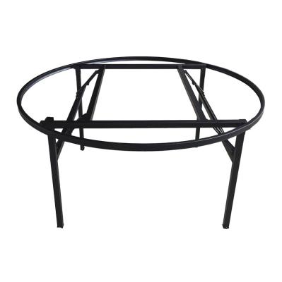 China Direct Selling Chinese Cheapest Price Factory Quality Strong Table Base Round Foldable Iron Metal Restaurant Dining Table Legs for sale