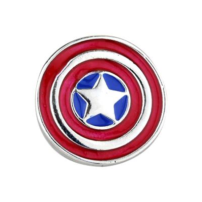 China hot cheap customized 3D round tin button metal round lapel pin badge for sale