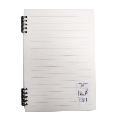 China MOBILE light spiral campus notebook A5 B5 size loose leaf coil A5 B5 transparent notebook for sale