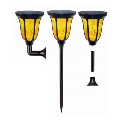 China Hot Selling Popular Design Solar Torch Light Solar Torch Garden Lamp Flame Solar Garden Lights New Design for sale