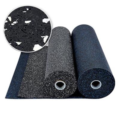 China Modern 4MM thick rubber fitness floor rubber roll/gym interlocking rubber brick/sports rubber protection for sale