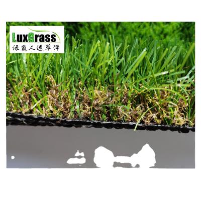 China Football Field Luxgrass Hot Sale PE Artificial Grass For Landscaping Synthetic Grass Mat for sale