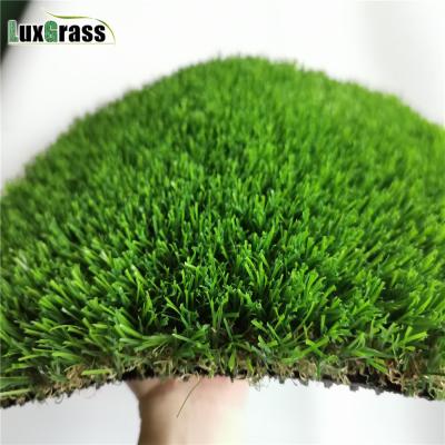 China Children Playground Residential Lawns Plastic Artificial Grass Mat In Roll For Landscaping for sale