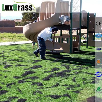 China Extra Synthetic Garden Grass For Garden Playground / 40mm V Shape Wire Decoration Fake Grass Roof Landscaping Lawn Park Turf for sale