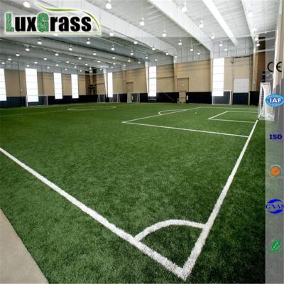 China Football Sized Non-infilled Mini Soccer Field Artificial Grass Indoor Football Court Artificial Carpet Grass for sale