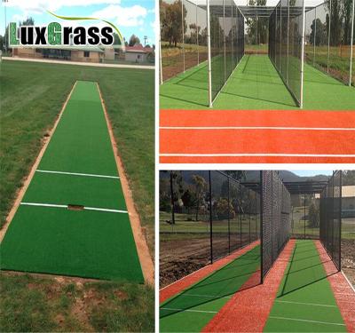 China Criket Game Excellent UV Stability Sports Plastic Grass For Artificial Cricket Pitch Mat for sale