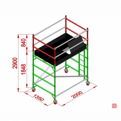 China Outdoor Building Construction High quality mobile tower construction platform aluminum scaffoldings aluminum scaffold for sale