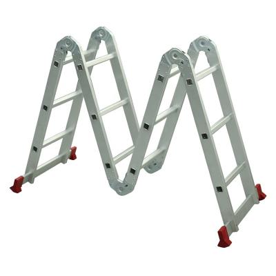 China Folding Ladders Multi-Purpose Aluminum Folding Extendable Step Ladder aluminium multifunction ladder for sale