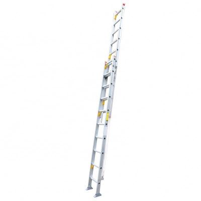 China Folding Ladders High quality 3.0mm Thickness aluminium extension ladder 6m aluminum ladder for sale