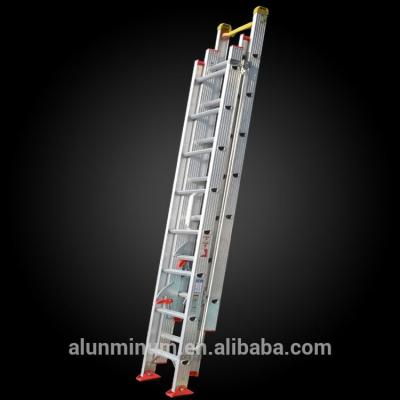 China Folding Ladders Multifunction Stronger Folding Extension Aluminum Firefighting Ladder Supplier for sale