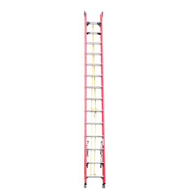 China Folding Ladders One-stop Service wholesale heavy duty glass-fiber three section ladders durable electricians extension ladder for sale