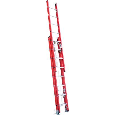 China Folding Ladders Wholesale high tensile safe light weight portable non conductive extendable fiberglass ladder for sale