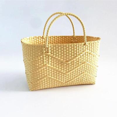 China Durable Manufacturers New PP Woven Plastic Multi Purposed Designed Straw Tote Bags for sale