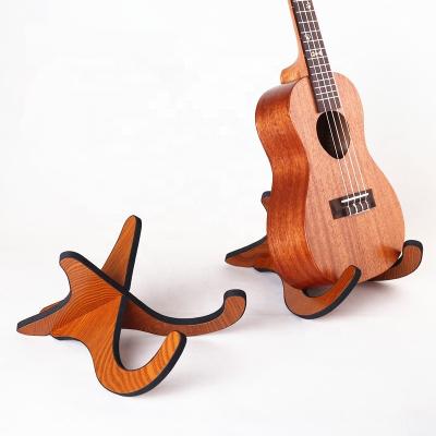 China GUITAR factory direct sale musical musical instrument accessories wooden ukulele stand with cheap price for sale