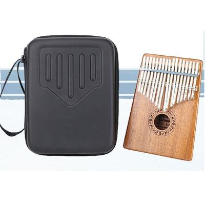 China Cheap Wholesale Custom Logo PU Thumb Piano Accessories Carrying Pad Bag Kalimba Case for sale