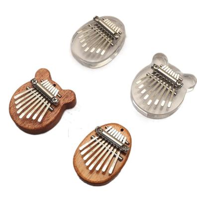 China Acrylic Mini Kalimba 8 Mbira Finger Piano Portable Thumb Kalimba Best Gift For Kids, Birthday, Christmas, Beginner for sale