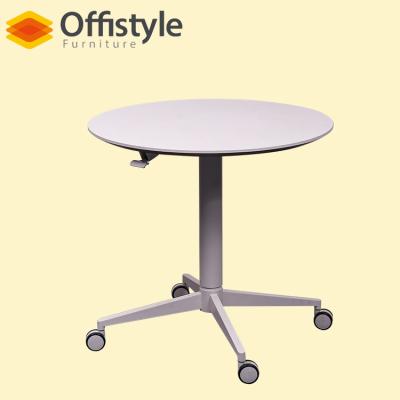 China (Height) Height Adjustable Ergonomic Pneumatic Lifting Standing Desk Table for sale