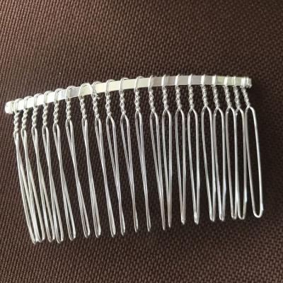 China Home Accessories Toothed Comb 20 Jewelry 100pcs 1bags Steel Wire Pin Veils Accessories 7.8cm*4.5cm DIY for sale