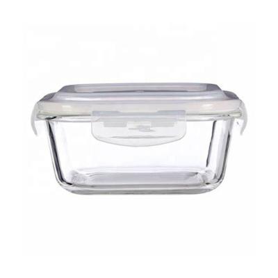 China Freshness Preservation Crystal Storage Wide Mouth Packing Air Tightly 500ml Christmas Lunch Box Food Jar for sale