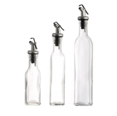 China Chinese quality 150ml 250ml 500ml 750ml 1000ml household products good cooking olive oil glass bottle for oil condiment for sale