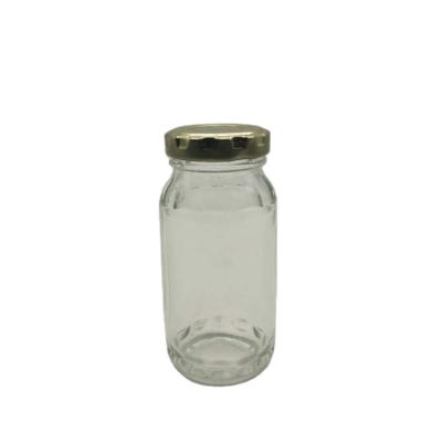 China Beverage 100ml Food Grade Honey Jar Glass Bottle OEM for sale