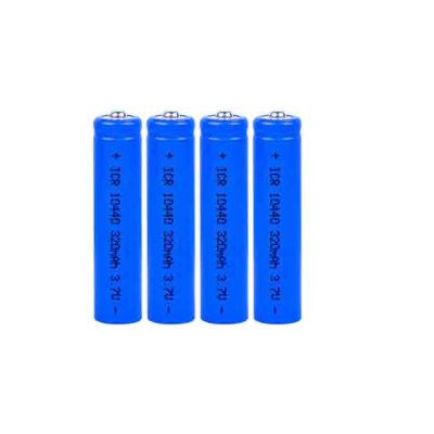 China Rechargeable Electronics 3.7v 320mah Icr 10440 Lithium Ion Battery Cylindrical Battery for sale