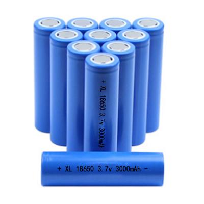 China High power rechargeable toys 18650 lithium ion batteries 3.7V 3000mAh Li-ion rechargeable battery for music battery player for sale