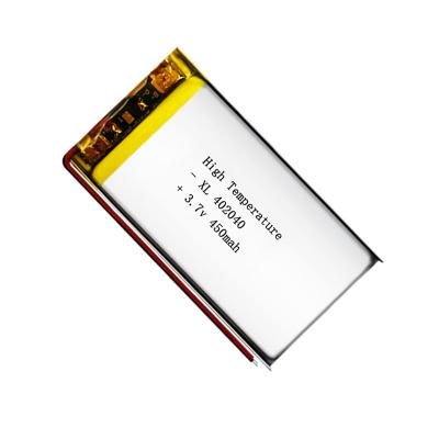 China Toys China Suppliers 402040 Rechargeable Ultra Thin Battery Lipo 3.7v 450mah Battery Solid State Li-polymer for sale