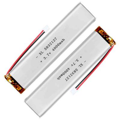 China Toys 5832127 High Capacity Polymer Lithium Ion Battery 3.7v 4000mah Lipo Rechargeable Batteries for sale