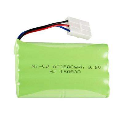 China Remote Control Toy Cadmium-Nickel Electric Power Tool Toys 9.6V 1800mAh Rechargeable Battery AA5 Battery Solid State Pack for sale