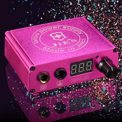 China Rose Red Mini Tattoo Power Supply Digital LCD Display Tattoo Accessories For Tattoo Machine Gun Pen for sale