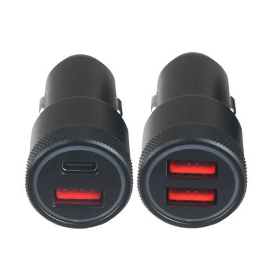 China Mobile Phone 2 Ports Usb Car Charger 15w 3.1a PD qc3.0 Adapter Charge Compatible With Iphone for sale