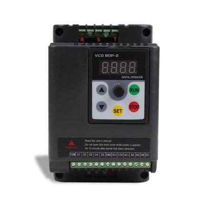 China 2.2kw 220v to 380v VFD inverter 1phase to 3 phase inverter China brand high quality 151 115 150 mm for sale