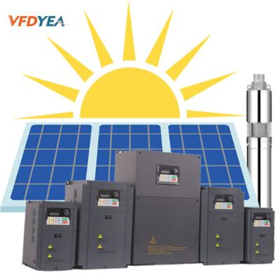 China Agricultural irrigation VFDYEA 3 phase 7.5kw 380v controller auto start with mppt function solar water pump inverter for solar irrigation system for sale