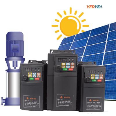 China 0.75kw VFDYEA best pump solar inverters mppt solar three phase inverter pump solar water pump controller for sale