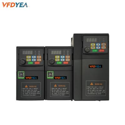 China 380V Input 2.2kw 3HP VFD Three Phase Variable Frequency Drive Inverter Professional For Motor Speed ​​Control 170*78*135mm for sale