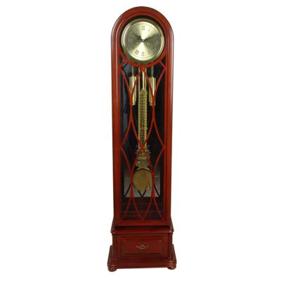 China OEM Acceptable Top Grade Grandfather Clock Mechanism Wooden Pendulum Floor Clock Position Clock for sale