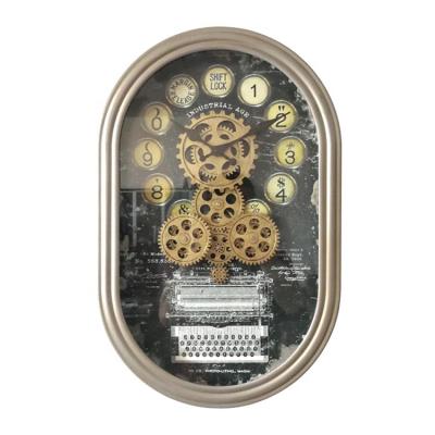 China Creative Quartz Clock Wall Clock Decoration Gear Moves Stainless Iron Clock Gear Part for sale