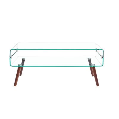 China The other coffee table in the Langfang furniture European style home modern cube multi-functional colored glass rectangle leisure for sale