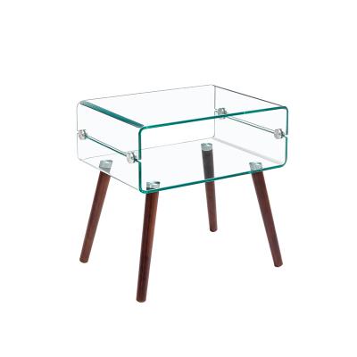 China Other Outdoor Patio Side Tables For Bed Rooms Table Living Room Furniture Multifunctional Modern Rectangle Open Compartment for sale