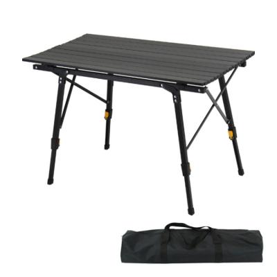 China PANEL Wholesale Modern Style Fold In Half Table Plastic Metal Outdoor folding dining table for sale