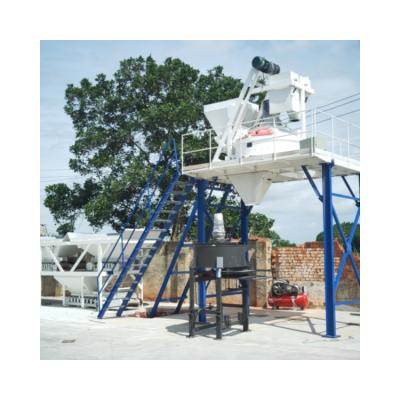 China Construction worksÂ   HZS25 / HZN25 Small Scale Concrete Batching Plant Usage For Brick / Block Concrete Making for sale