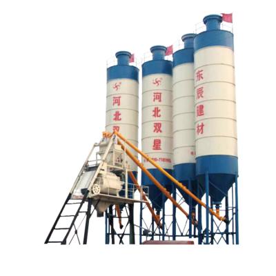 China Building Material Shops Compact HZS75 Concrete Batching Plant Popular In Africa Market for sale