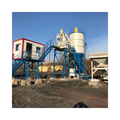 China Construction worksÂ   HZS35 Concrete Batching Plant Popular In East Africa for sale