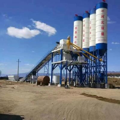 China Construction worksÂ   HZS90 Popular Concrete Batching Plant for sale