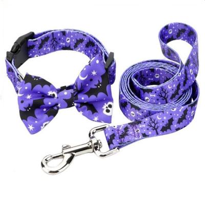 China Custom Tactical Design Padded Military Bow Tie Dog Lead Other Retractable Dog Collar And Leash Set Dog Lead for sale