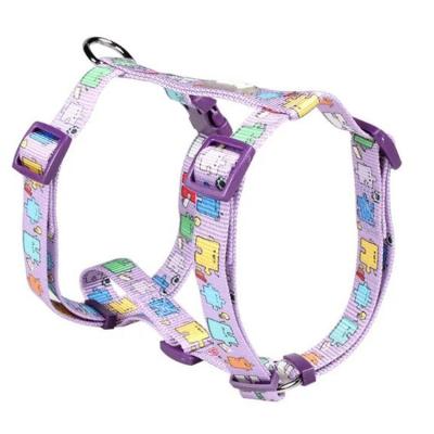 China Wholesale Custom Padded Luxury Designer Dog Harness Set Vest Adjustable No Pull Cat Pet Collar Leash Dogs Tactical Nylon Harnesses for sale