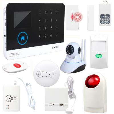 China Home Security Best Smart Home Wireless WiFi GSM Security Alarm Systems with IP Camera for sale