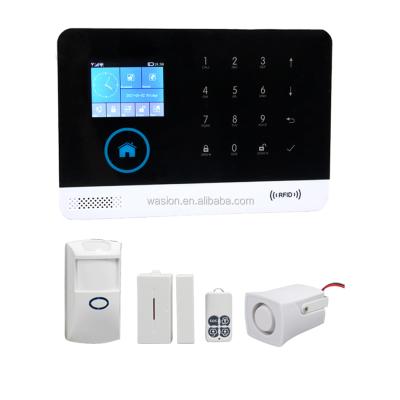 China 2017 Hot Selling Fire and Security Protection Wifi 3G GPRS GSM Smart Wireless Home Alarm System with Apps for sale