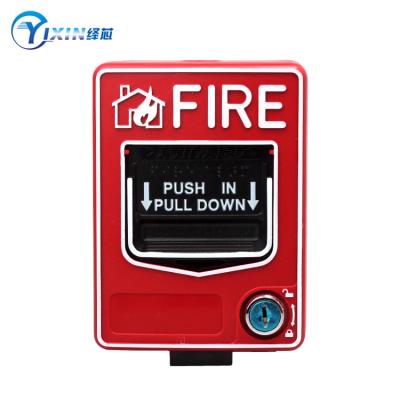 China FIRE Factory Key Reset Manual Fire Alarm Pull Station for sale